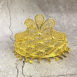Algerian Ethnic Bride Crown Metal Hair Hoop Jewelry