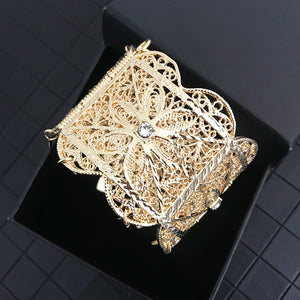Algerian Flower Cutout Bracelet Big Size Wrist Accessory