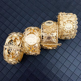 Algerian Metal Flower Bracelet Ladies Cuff African Ethnic Wedding Jewelry