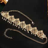 Algerian Wedding Headband Alloy Tassels Bridal Headwear Plated