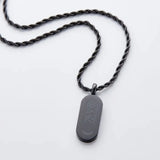 Alhamdulillah Moon Necklace Men Stainless steel Pendant Muslim Arab Jewelry