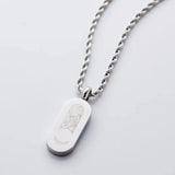 Alhamdulillah Moon Necklace Men Stainless steel Pendant Muslim Arab Jewelry