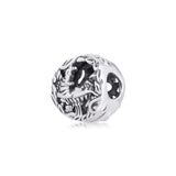 Cheshire Cat & Absolem Caterpillar Silver Beads for Bracelets