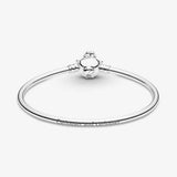 Cheshire Cat Clasp Bracelet 925 Sterling Silver Bangle
