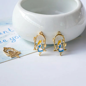 Alice in Wonderland Rabbit Love Pendant DIY Jewelry Set