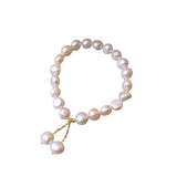 Alien Baroque Freshwater Pearl Bracelet - Women Charm Bracelet
