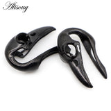 Aliosuy 1 pc Bird Head Ear Weight Plugs Tunnel Body Jewelry 12mm