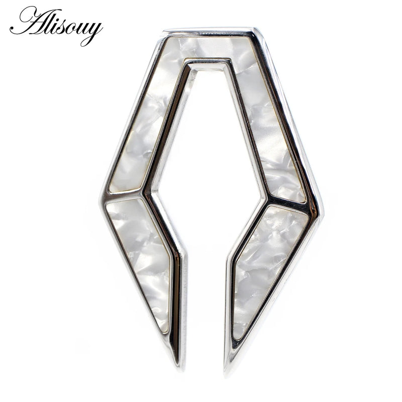 PC 12mm Ear Weights Hangers Ear Plugs Tunnels 316 Stainless Steel Earrings