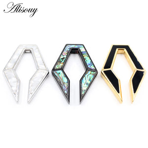 PC 12mm Ear Weights Hangers Ear Plugs Tunnels 316 Stainless Steel Earrings
