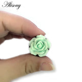 3D Rose Flower Acrylic Ear Plug Tunnel Gauges Body Piercing for Women