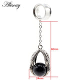 Dragon Claw Stainless Steel Ear Hangers Gauges 6-25mm