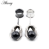 Dragon Claw Stainless Steel Ear Hangers Gauges 6-25mm