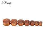 Wood Flesh Tunnels Ear Gauges 8-25mm Hollow Body Piercing Jewelry