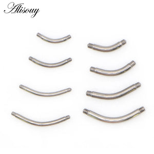 10pcs G23 Titanium Banana Parts for Body Piercing Jewelry
