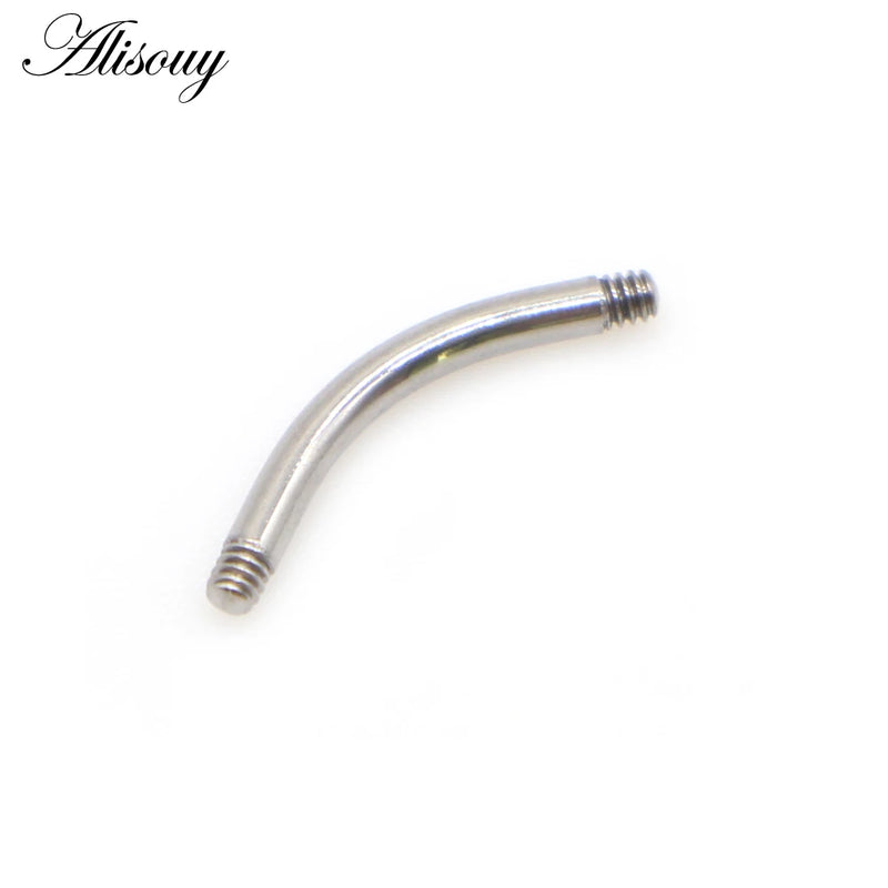 10pcs G23 Titanium Banana Parts for Body Piercing Jewelry