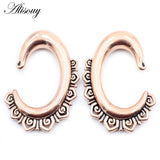 316L Stainless Steel C Pattern Lace Ear Weights Expander Stretcher Plugs