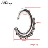 316L Stainless Steel C Pattern Lace Ear Weights Expander Stretcher Plugs