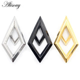 316L Stainless Steel Rhombus Ear Weights Expander Plugs Gauges Earrings