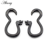 316L Stainless Steel Snake Hook Ear Weights Expander Stretcher Plugs
