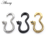 316L Stainless Steel Snake Hook Ear Weights Expander Stretcher Plugs