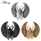 Stainless Steel Beetles Wings Ear Tunnel Plug Gauges Earrings