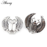 Stainless Steel Beetles Wings Ear Tunnel Plug Gauges Earrings