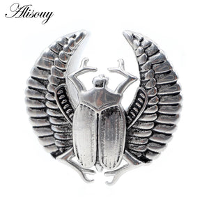 Stainless Steel Beetles Wings Ear Tunnel Plug Gauges Earrings