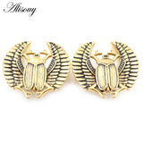 Stainless Steel Beetles Wings Ear Tunnel Plug Gauges Earrings