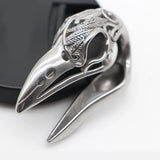 Bird Skull Head Stainless Steel Ear Plugs Tunnel Gauges Expander