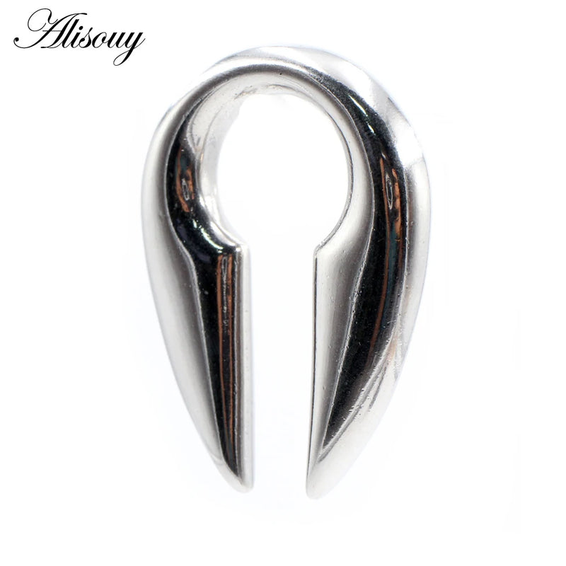 Stainless Steel Ear Plugs & Ear Weights Hanger Gauges Body Piercing Jewelry