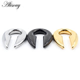 Stainless Steel Ear Plugs & Ear Weights Hanger Gauges Body Piercing Jewelry