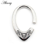 HipHop Stainless Steel Ear Expander Plugs 6mm Body Jewelry Piercing