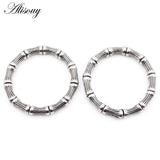 Stainless Steel Bamboo Bone Ear Weights Heavy Expander Plugs Gauges
