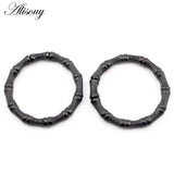 Stainless Steel Bamboo Bone Ear Weights Heavy Expander Plugs Gauges