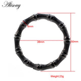 Stainless Steel Bamboo Bone Ear Weights Heavy Expander Plugs Gauges