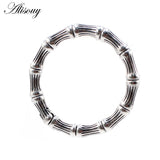 Stainless Steel Bamboo Bone Ear Weights Heavy Expander Plugs Gauges