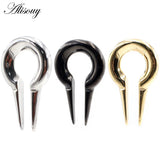 Stainless Steel Bird-Beak Ear Weights Expander Plugs Gauges