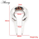 Stainless Steel Bird-Beak Ear Weights Expander Plugs Gauges