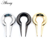 Stainless Steel Bird-Beak Ear Weights Expander Plugs Gauges