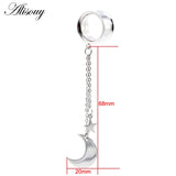 1PC Stainless Steel Ear Plugs Tunnel Expander Stretcher Gauges Earring
