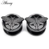 Stainless Steel Butterfly Ear Tunnels Flesh Expanders Earrings Piercing