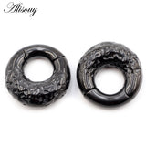 Stainless Steel Circle Ear Weights Heavy Expander Plugs Gauges