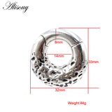 Stainless Steel Circle Ear Weights Heavy Expander Plugs Gauges