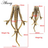 1PC Stainless Steel Casting Snake Ear Weight Hanger