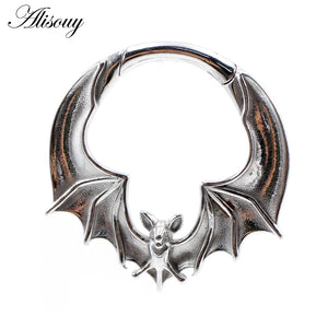 Stainless Steel Bat Ear Weight Hanger Expander Plugs Earring