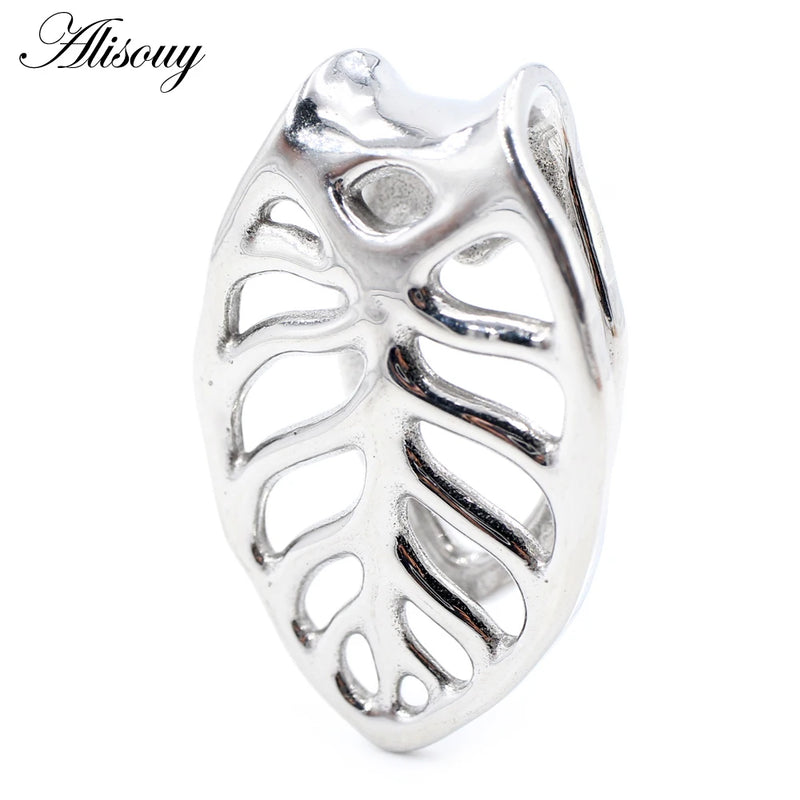 1PC Stainless Steel Leaf Ear Weight Hanger Expander Stretcher Plugs Gauges