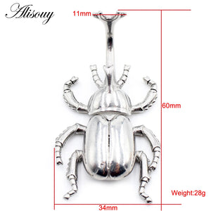 1PC Stainless Steel Rhinoceros Beetles Ear Weight Heavy Expander Stretcher Plug