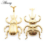 1PC Stainless Steel Rhinoceros Beetles Ear Weight Heavy Expander Stretcher Plug