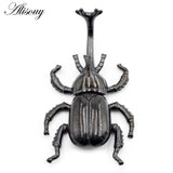 1PC Stainless Steel Rhinoceros Beetles Ear Weight Heavy Expander Stretcher Plug