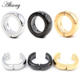 Stainless Steel Ear Weights Expander Plugs Hoop Earrings